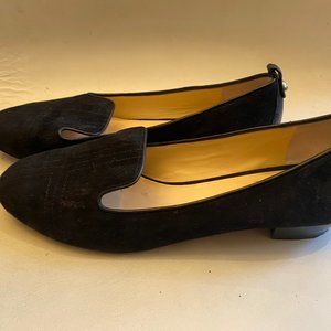 Vero Cuoio Black Suede Loafers